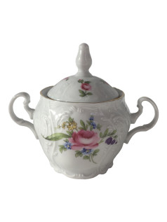 Сахарница 0,3 л , Bernadotte; декор "Мейсенский букет"
