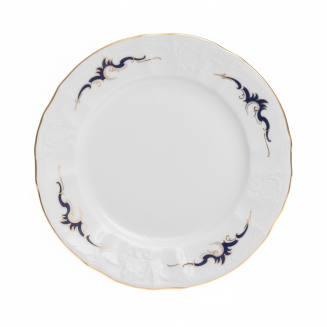 Набор тарелок из 6 шт. 19 см Bernadotte Синие вензеля